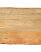vidaXL Плот за маса 70x60x38 см жив ръб масивно дърво манго