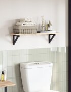 vidaXL Плот за маса 80x20x2 см правоъгълен масивна акация