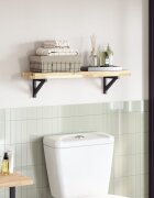 vidaXL Плот за маса 80x20x4 см правоъгълен масивна акация