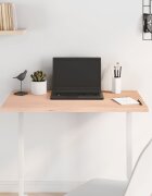 vidaXL Плот за маса 80x40x2 см необработен масивен дъб