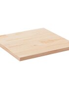 vidaXL Плот за маса 80x80x25 см масивна дървесина бор квадратен