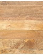 vidaXL Плот за маса 80x80x38 см квадратен манго масив