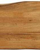 vidaXL Плот за маса 80x80x38 см жив ръб масивно дърво манго