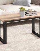vidaXL Плот за маса 90x40x17 см правоъгълен акация масив