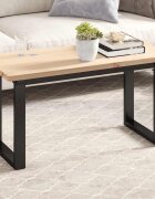 vidaXL Плот за маса 90x40x25 см правоъгълен акация масив