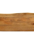 vidaXL Плот за маса 90x40x38 см жив ръб масивно дърво манго