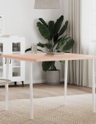 vidaXL Плот за маса 90x90x25 см квадратен масивен бук