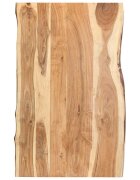 vidaXL Плот за маса акациево дърво масив 100x(50-60)x38 cм