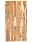 vidaXL Плот за маса акациево дърво масив 118x(50-60)x38 cм