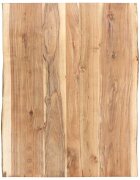 vidaXL Плот за маса акациево дърво масив 80x(50-60)x38 cм