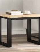 vidaXL Плот за маса квадратен 50x50x2 см масивна акация