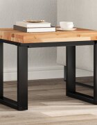 vidaXL Плот за маса квадратен 50x50x4 см масивна акация