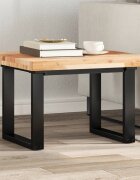 vidaXL Плот за маса квадратен 60x60x4 см масивна акация