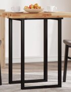vidaXL Плот за маса квадратен 70x70x4 см масивна акация