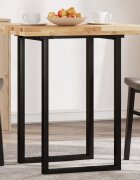 vidaXL Плот за маса квадратен 70x70x4 см масивна акация