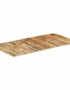 vidaXL Плот за маса мангово дърво масив 15-16 мм 120x60 см