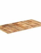 vidaXL Плот за маса мангово дърво масив 25-27 мм 120x60 см