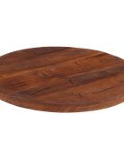 vidaXL Плот за маса Ø 40x25 см кръгъл масивна регенерирана дървесина