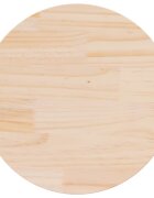 vidaXL Плот за маса Ø50x25 см бор масив