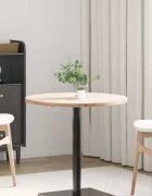 vidaXL Плот за маса Ø70x25 см бор масив