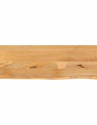 vidaXL Плот за маса жив ръб 120x20x25 см масивно дърво манго