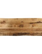 vidaXL Плот за маса жив ръб 120x40x25 см масивно дърво грубо манго