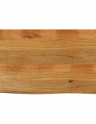 vidaXL Плот за маса жив ръб 120x60x25 см масивно дърво манго
