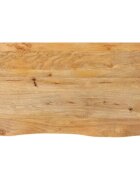 vidaXL Плот за маса жив ръб 120x60x25 см масивно дърво манго