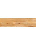 vidaXL Плот за маса жив ръб 140x40x25 см масивно дърво манго