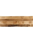 vidaXL Плот за маса жив ръб 180x40x25 см масивно дърво грубо манго