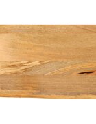 vidaXL Плот за маса жив ръб 50x40x25 см масивно дърво манго