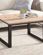 vidaXL Плотове за маси 2 бр 80x40x17 см правоъгълни бор масив