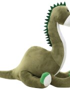 vidaXL Плюшена играчка бронтозавър зелен