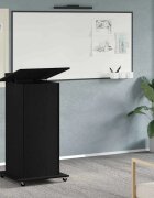 vidaXL Подиум Черния дъб Инженерна дървесина 55 x 55 x 107 cm