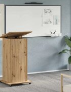 vidaXL Подиум Дъб Инженерна дървесина 55 x 55 x 107 cm