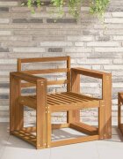 vidaXL Подлакътник 2 бр. Натурално 585 x 10 x 61 см