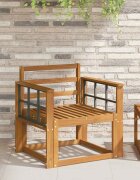 vidaXL Подлакътник 2 бр. Натурално 60 x 6 x 61 см