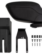 vidaXL Подлакътник за кола черен 12x29x(32-46) см ABS