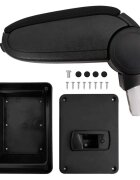 vidaXL Подлакътник за кола черен 17x40x(31-49) см ABS