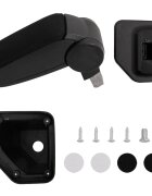 vidaXL Подлакътник за кола за HYUNDAI I20 (2015-2019) черен 15x32x(40-52) см ABS