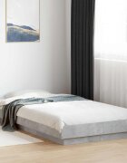 vidaXL Подматрачно легло Бетонно сиво 80 x 210 cm Инженерна дървесина