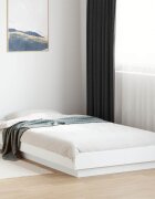 vidaXL Подматрачно легло Бяло 80 x 210 cm Инженерна дървесина