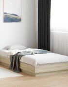 vidaXL Подматрачно легло Дъб сонома 80 x 200 cm Инженерна дървесина