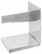 vidaXL Подпори за книги 2 бр. Сребрист 11 x 14 x 175 см Алуминий