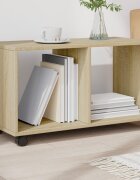 vidaXL Подвижен шкаф дъб сонома 72x33x425 см инженерно дърво