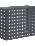 vidaXL Покритие за климатик Антрацит 100 x 50 x 70 cm Стомана