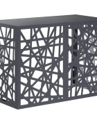 vidaXL Покритие за климатик Антрацит 100 x 50 x 70 cm Стомана