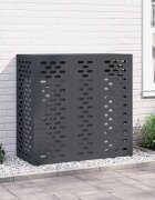 vidaXL Покритие за климатик Антрацит 110 x 50 x 105 см