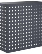 vidaXL Покритие за климатик Антрацит 110 x 50 x 105 см Стомана