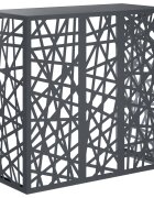 vidaXL Покритие за климатик Антрацит 110 x 50 x 105 см Стомана